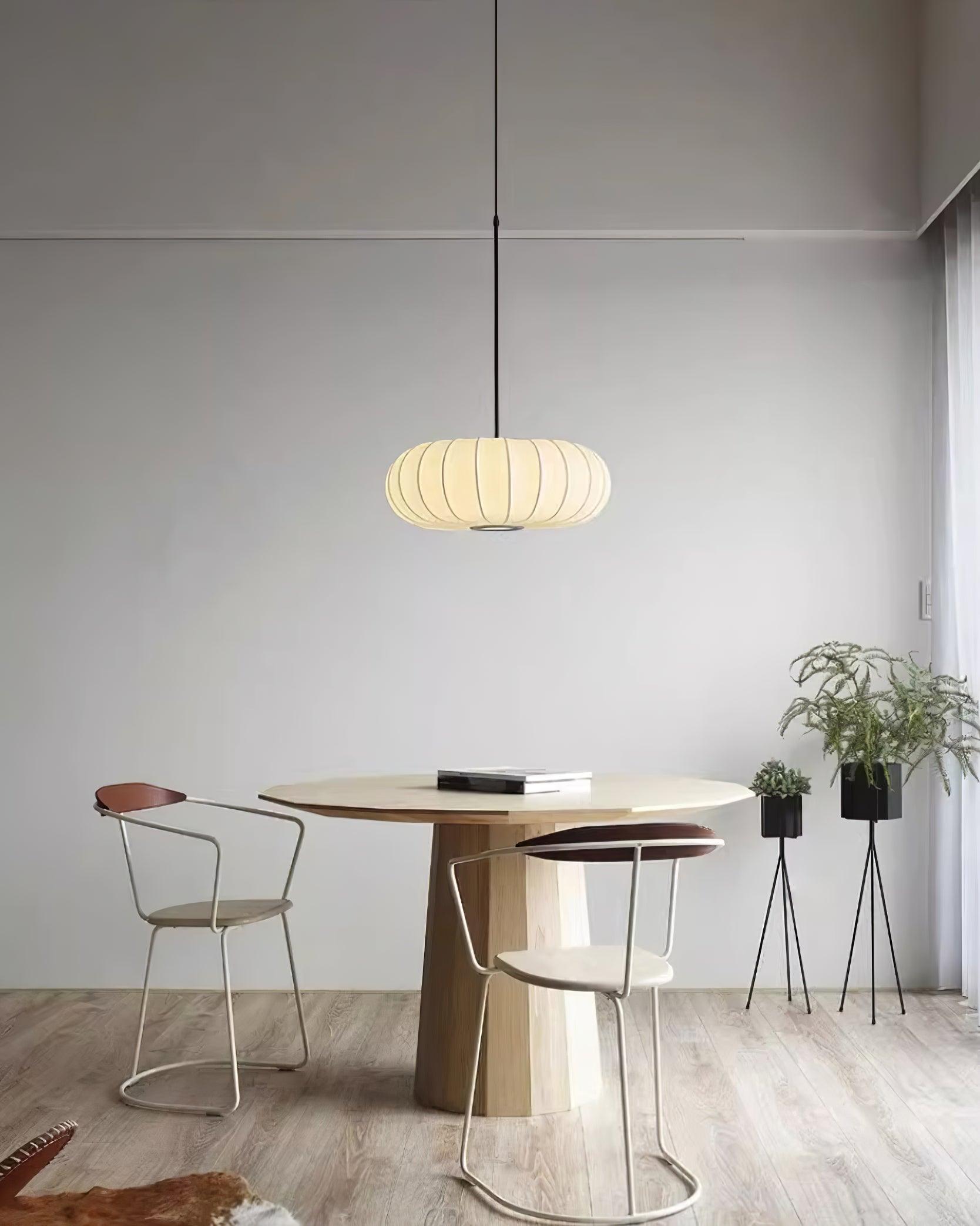 Lunara Minimalist Natural Materials Pendant Lighting - OpalDwell