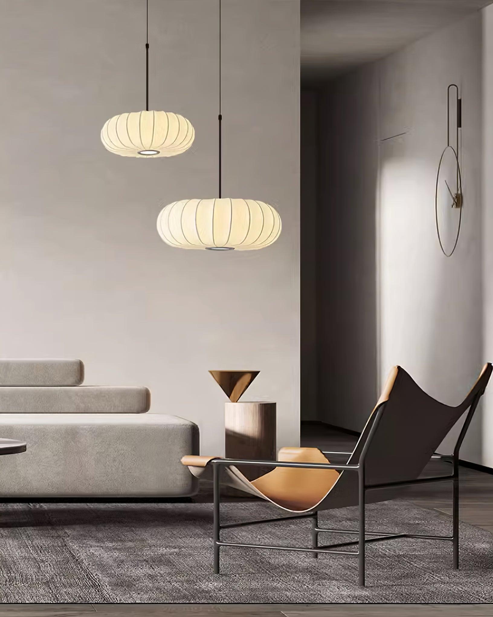 Aero Natural Materials Minimalist Pendant Light For Kitchen Island Dining Room OpalDwell