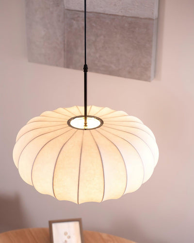 Aero Natural Materials Minimalist Pendant Light For Kitchen Island Dining Room OpalDwell
