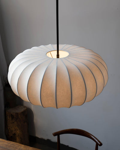 Kisara Wabi Sabi Pendant Light For Rustic Spaces With Wood - OpalDwell
