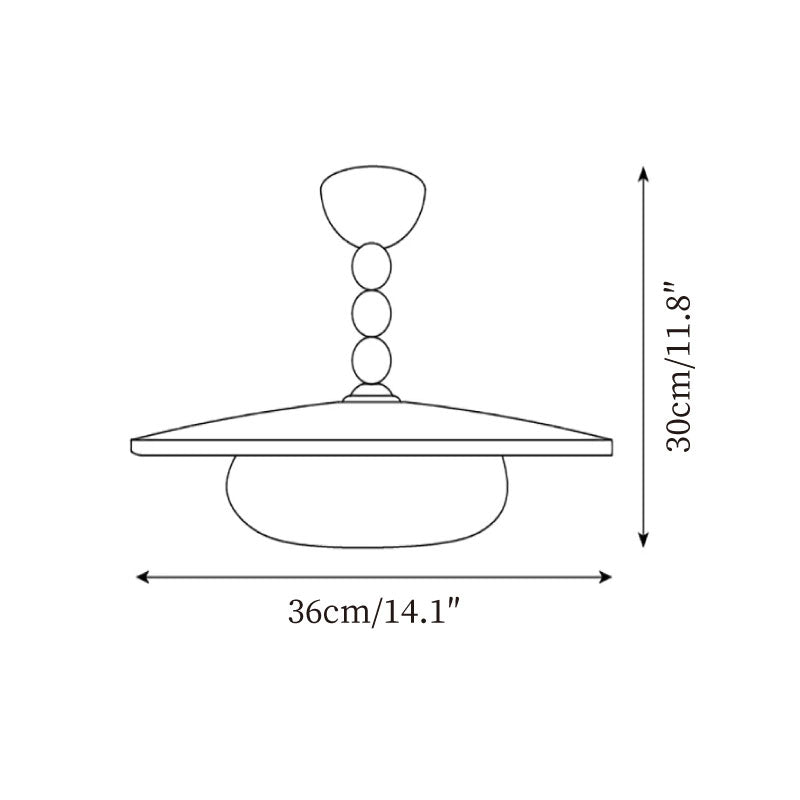 Liora Walnut White Alabaster Ceiling Light With Wood Shade - OpalDwell