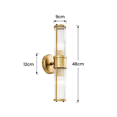 LuxGold Bath Wall Light for Luxury Bathrooms Creative Glow OpalDwell