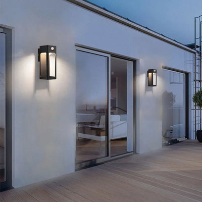 Aureto Geometric Outdoor Wall Light Modern Waterproof IP65 - OpalDwell