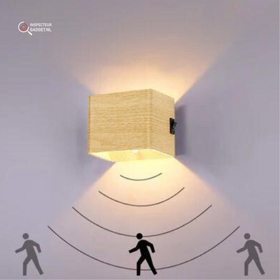 Aureon Wall Lamp Wireless USB Rechargeable Cordless Design 65 Hours Ambient Light - OpalDwell