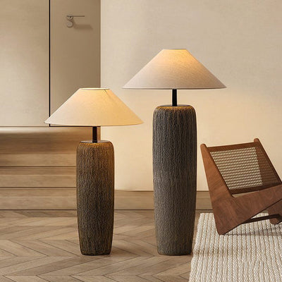 Rookhaven Rustic Floor Lamp In Reclaimed Wood Warm Glow OpalDwell