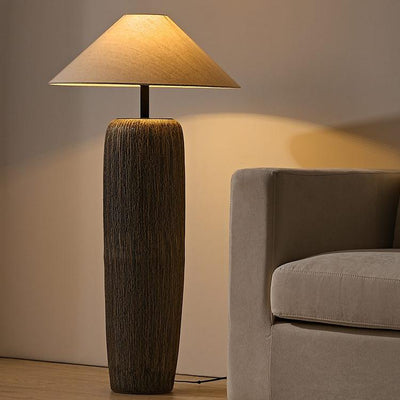Rookhaven Rustic Floor Lamp In Reclaimed Wood Warm Glow OpalDwell