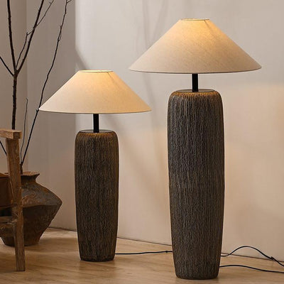 Rookhaven Rustic Floor Lamp In Reclaimed Wood Warm Glow OpalDwell