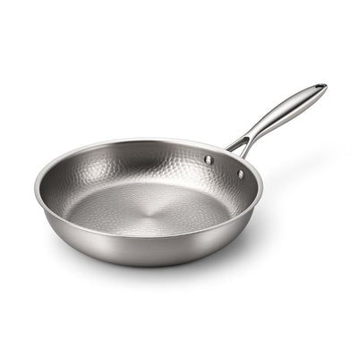 NovaTi Pure Titanium Interior Nonstick Frying Pan No Coatings Safe Cooking OpalDwell