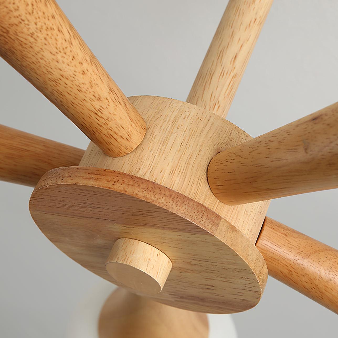 SylvaLume Wooden Pendant Lamp | Elegant Hanging Light - OpalDwell