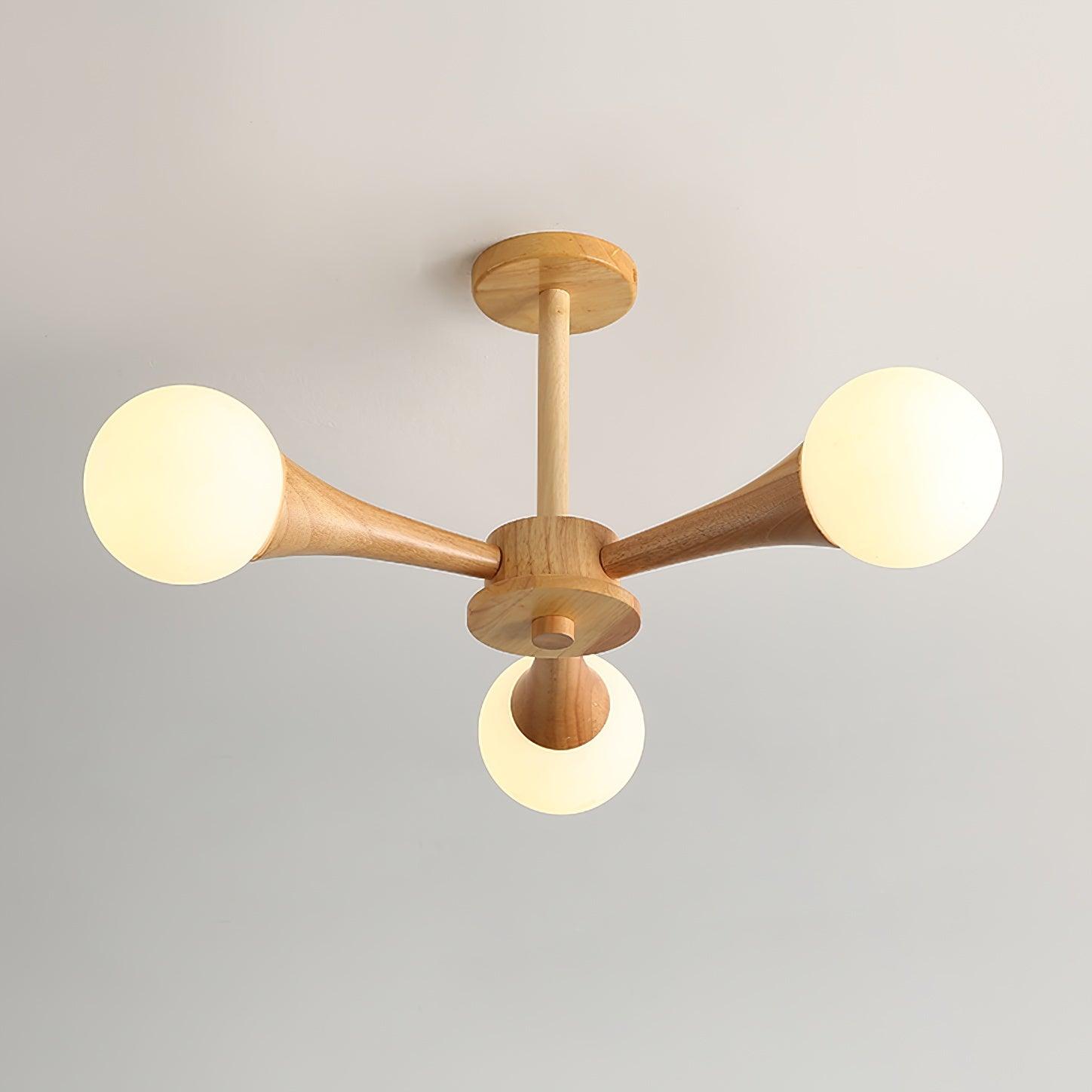 SylvaLume Wooden Pendant Lamp | Elegant Hanging Light - OpalDwell