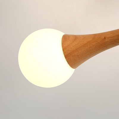 SylvaLume Wooden Pendant Lamp | Elegant Hanging Light - OpalDwell