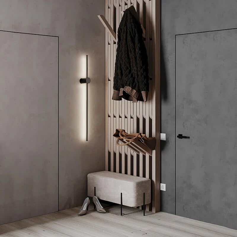 LumiNord Minimalist Wall Lamp With Soft Ambient LED - OpalDwell