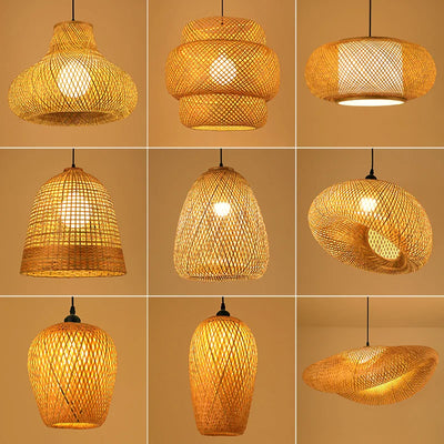 Avela Handcrafted Rattan Chandelier | OpalDwell - OpalDwell
