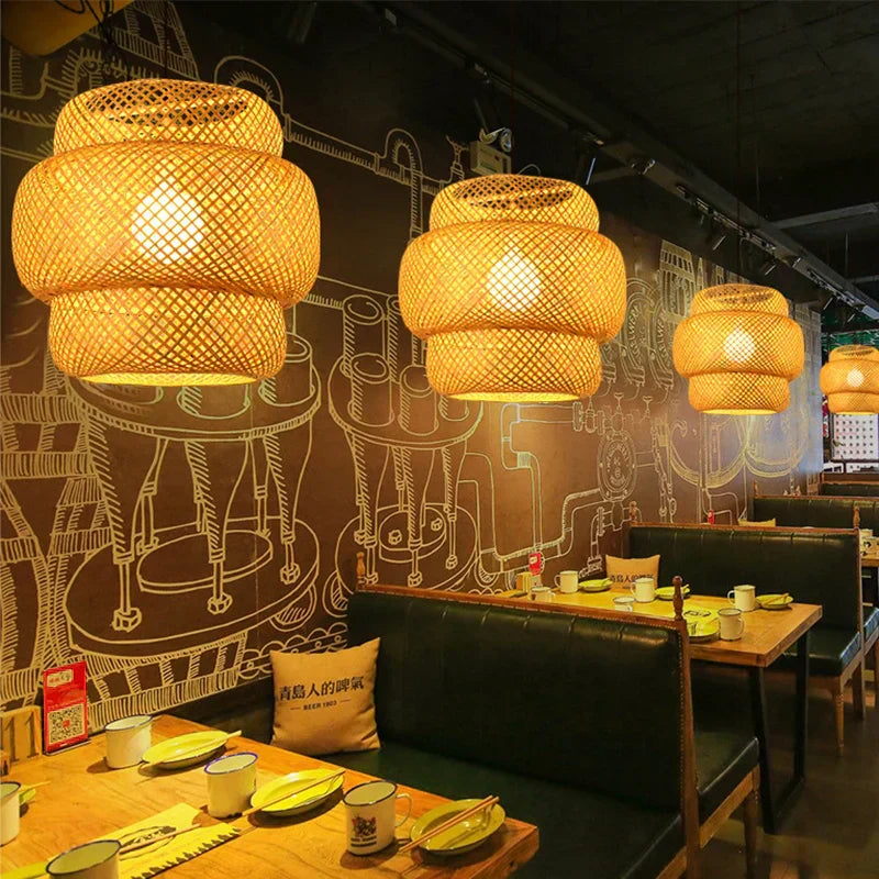 Avela Handcrafted Rattan Chandelier | OpalDwell - OpalDwell