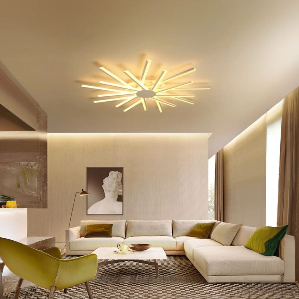 LumaNova Stylish Modern Acrylic Flush Mount Ceiling Light OpalDwell