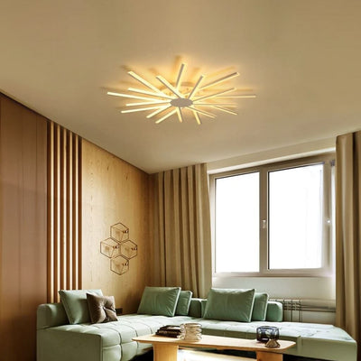 LumaNova Stylish Modern Acrylic Flush Mount Ceiling Light OpalDwell