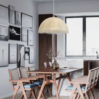 NovaLine Minimalist Pendant Lamp in Epoxy and Metal - OpalDwell