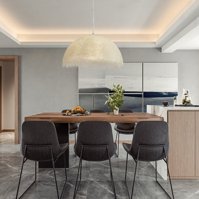 NovaLine Minimalist Pendant Lamp in Epoxy and Metal - OpalDwell
