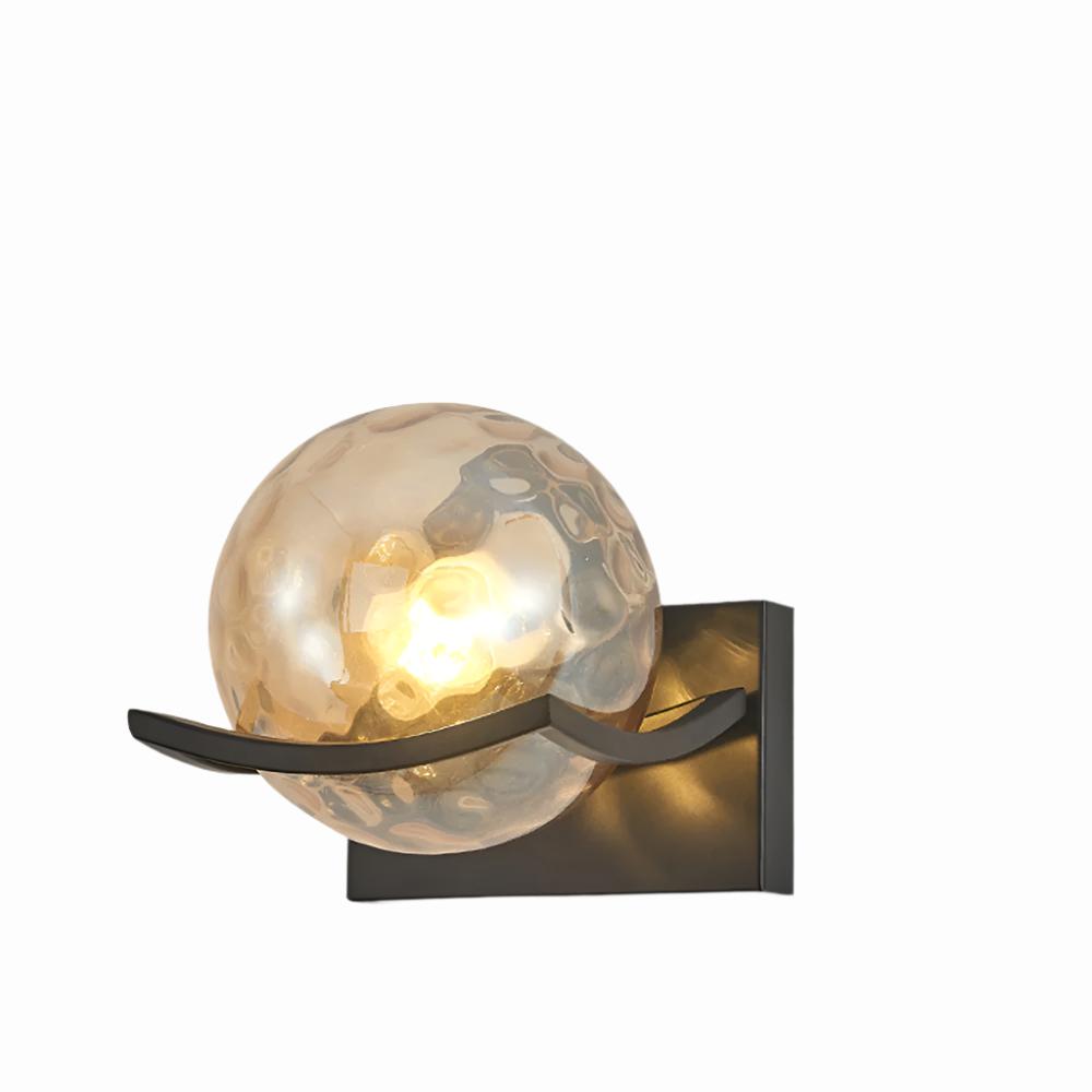 NovaLuxe Glass LED Wall Lamp for Modern Living Rooms - OpalDwell