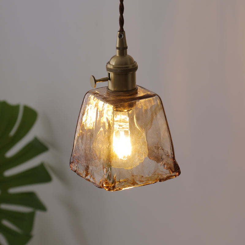 Aurelia Retro LED Pendant Light in Gold Metal Fixture - OpalDwell