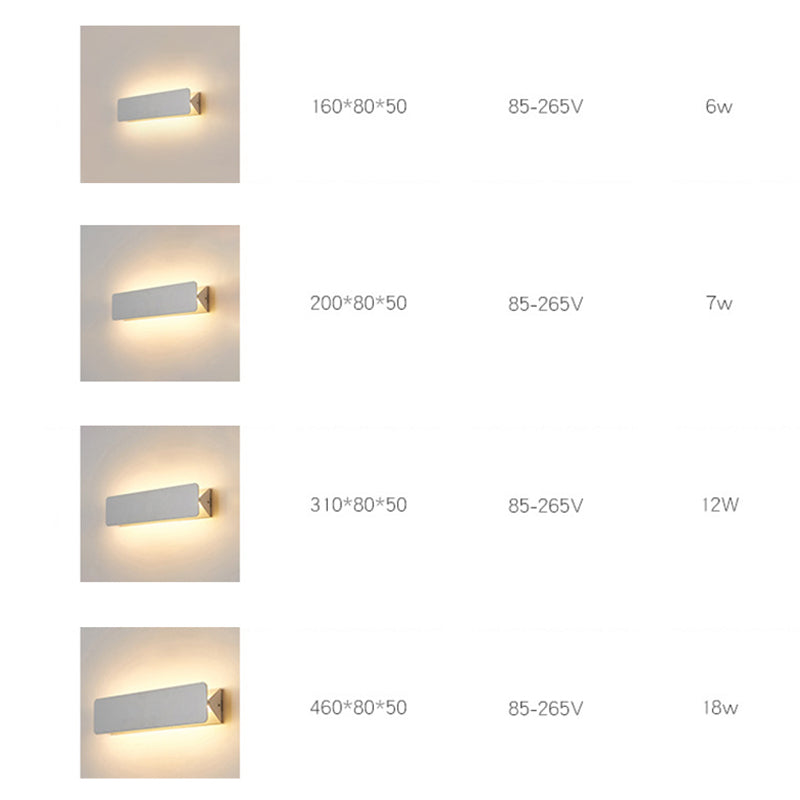 NovaLume LED Metal Indoor Wall Lamp Rotatable White - OpalDwell