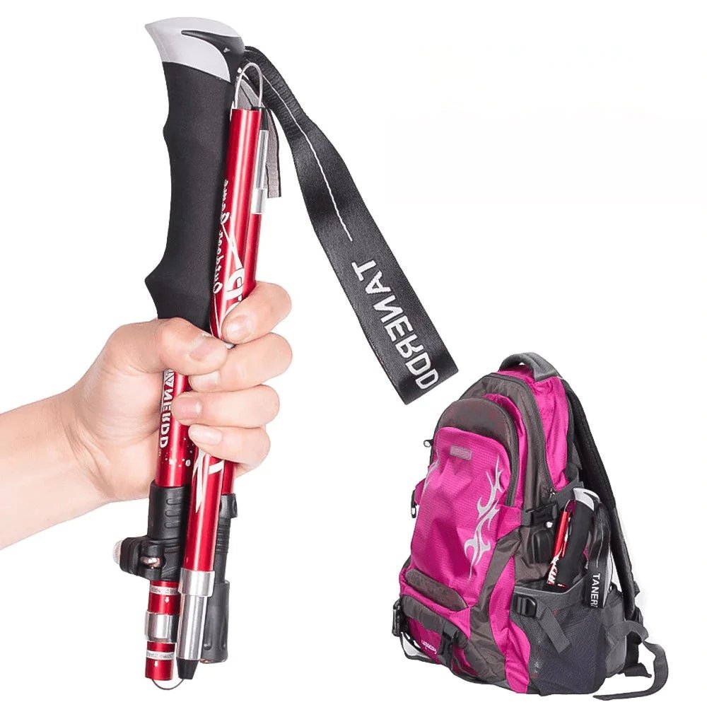 PeakGlide Telescopic Trekking Poles With Easy Clamp - OpalDwell