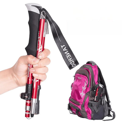 PeakGlide Telescopic Trekking Poles With Easy Clamp - OpalDwell