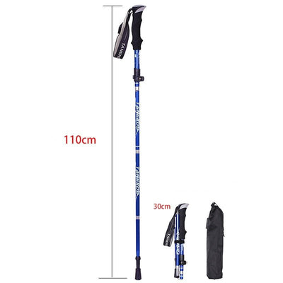 PeakGlide Telescopic Trekking Poles With Easy Clamp - OpalDwell