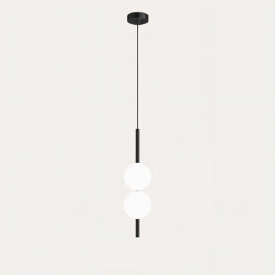 Lyra Nordic Glass Pendant Light With Adjustable LED For Kitchen Islands - OpalDwell