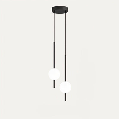 Lyra Nordic Glass Pendant Light With Adjustable LED For Kitchen Islands - OpalDwell
