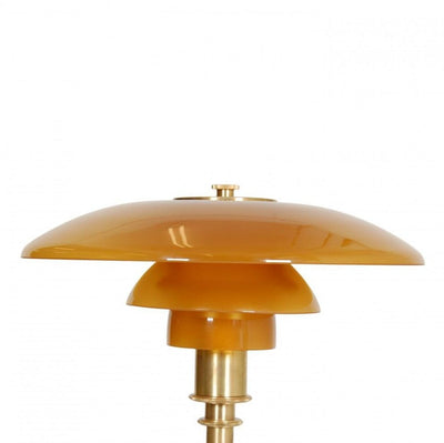 Asterin Art Deco Desk Lamp With Bold Geometric Pattern - OpalDwell