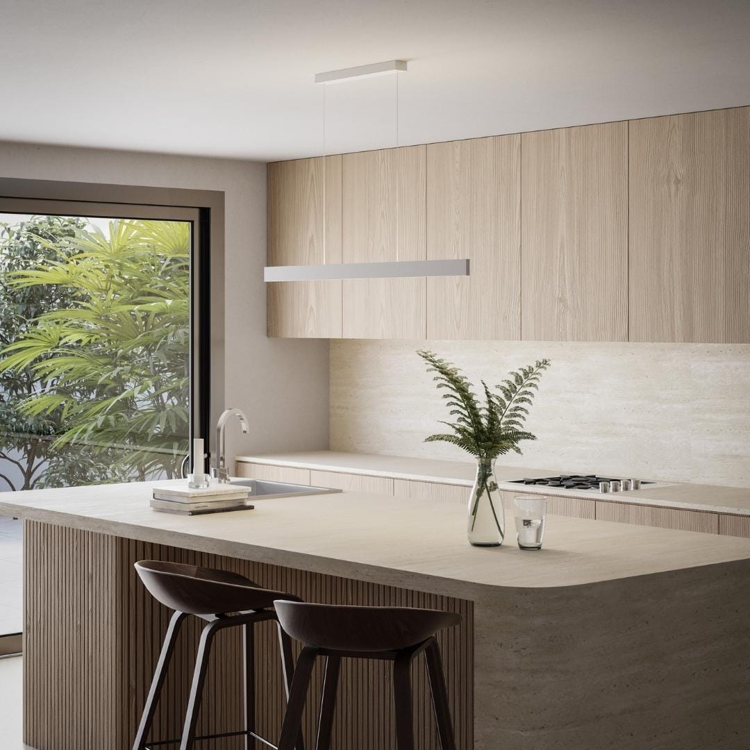 AuraGesture Dimmable LED Ceiling Light with Gesture Control - OpalDwell