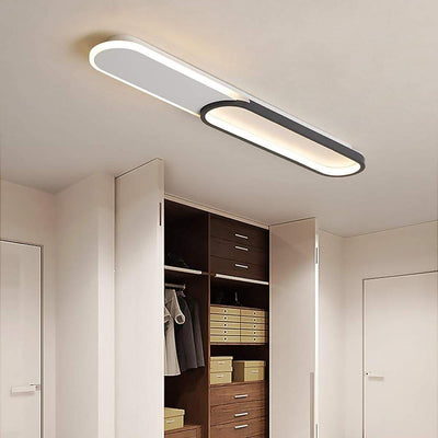 NovaLine | Rectangular LED Ceiling Light, Minimalist Design - OpalDwell