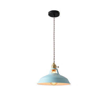 Lyrae Morandi-Style Colorful Metal Pendant Light Glow - OpalDwell