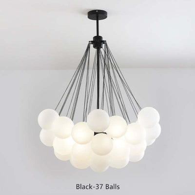 Lumisora Glass and Metal Pendant Light for Living Room - OpalDwell