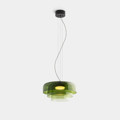 FjordLumen Glass Pendant Light Norwegian Craft Lighting - OpalDwell