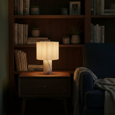 Modern Marble Table Lamp For Elegant Decorative Lighting - OpalDwell