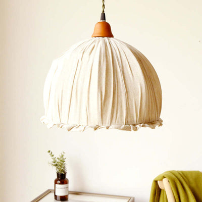 Nordia Linen Pendant Light for Scandinavian Style Interiors OpalDwell
