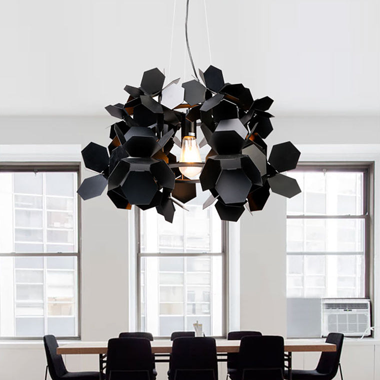 Nova Cluster Pendant Light, Contemporary Ceiling Lamp OpalDwell