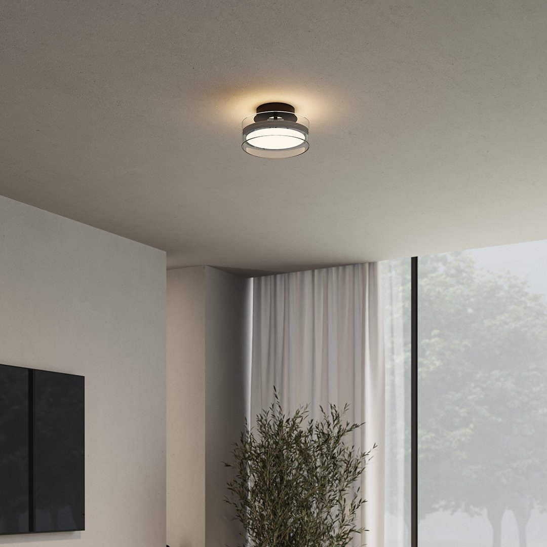 LumaNova Glow LED Ceiling Lamp | Modern Dimmable Light - OpalDwell