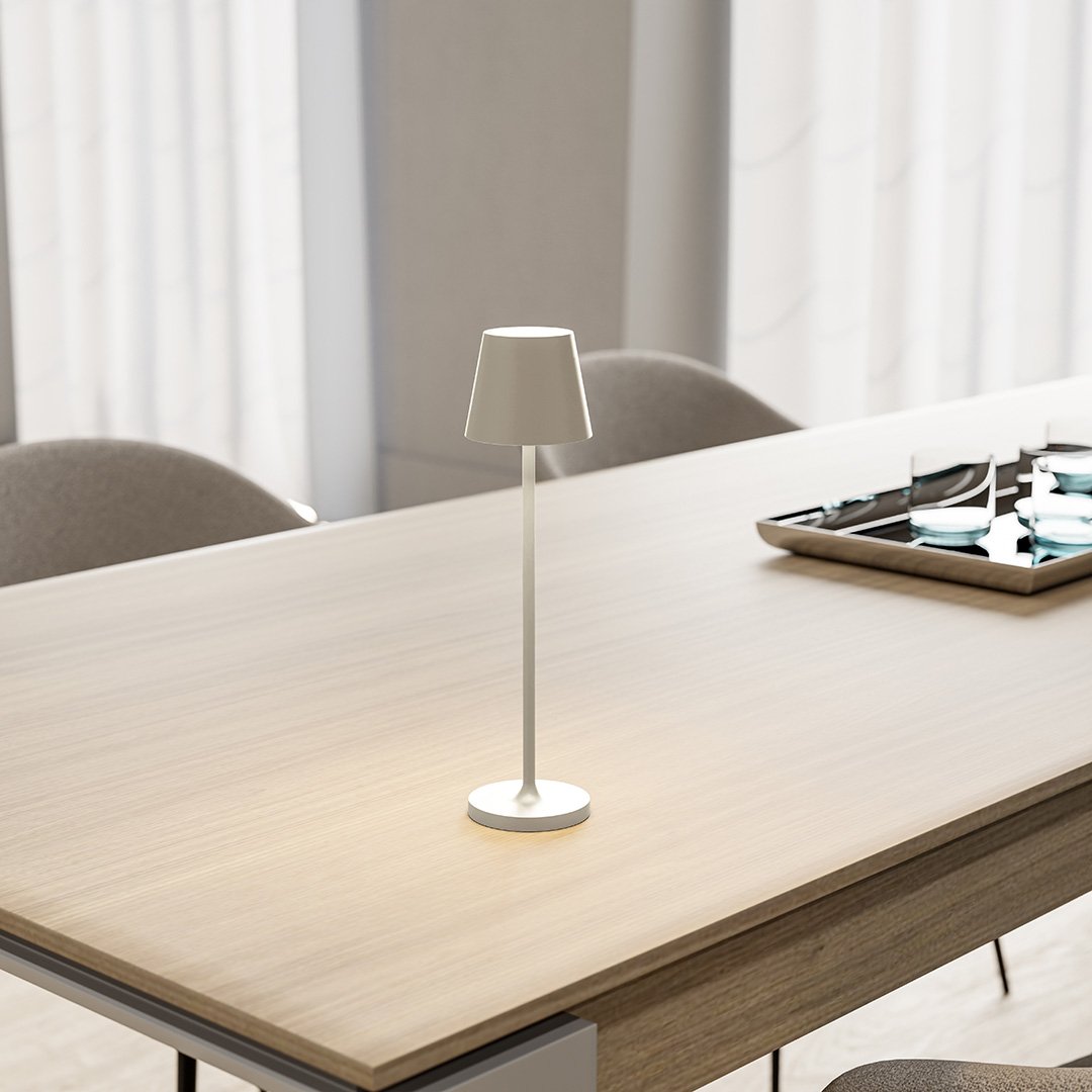 NovaPulse LED Lamp | Portable, Touch Dimming, 10h Battery - OpalDwell