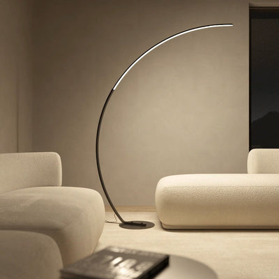 LumaArc LED Floor Lamp With Foot Switch, 2700K Dimmable OpalDwell