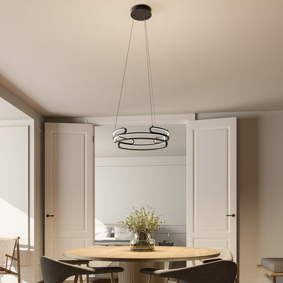 Quorra Steel Pendant Lamp Industrial LED Lighting Series - OpalDwell