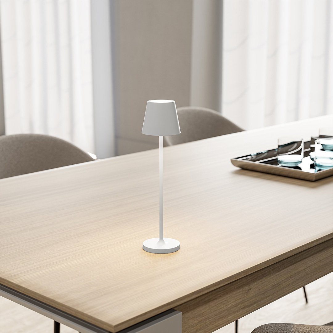 NovaPulse LED Lamp | Portable, Touch Dimming, 10h Battery - OpalDwell