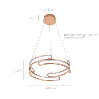 Quorra Steel Pendant Lamp Industrial LED Lighting Series - OpalDwell