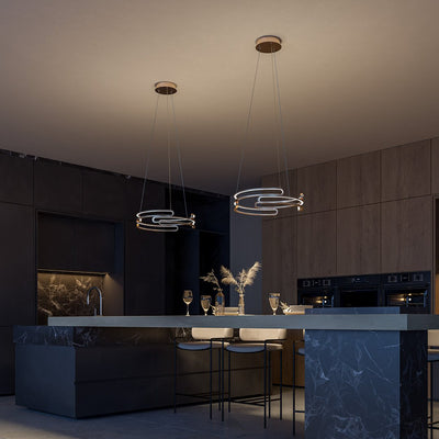 Quorra Steel Pendant Lamp Industrial LED Lighting Series - OpalDwell