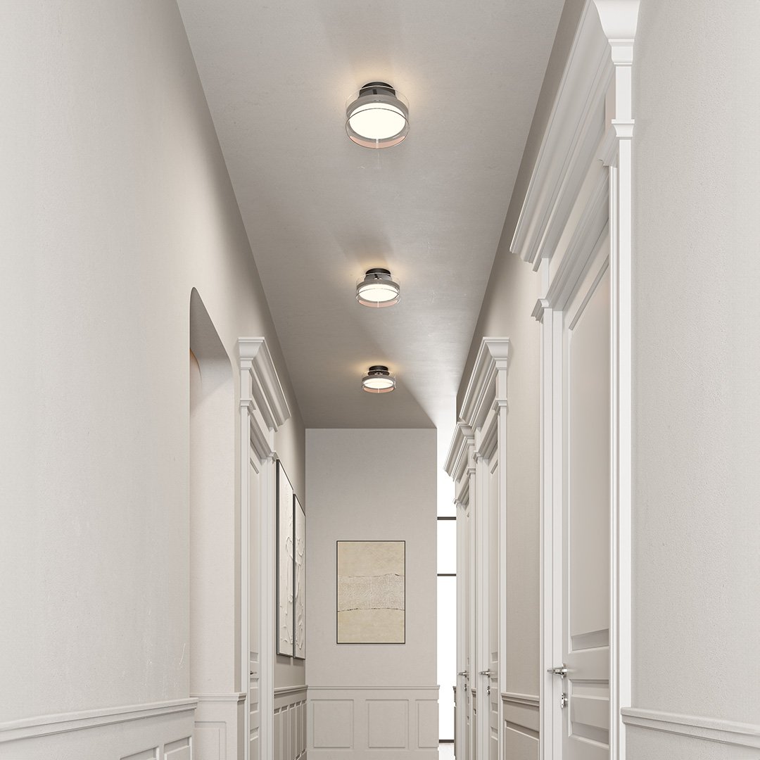 LumaNova Glow LED Ceiling Lamp | Modern Dimmable Light - OpalDwell