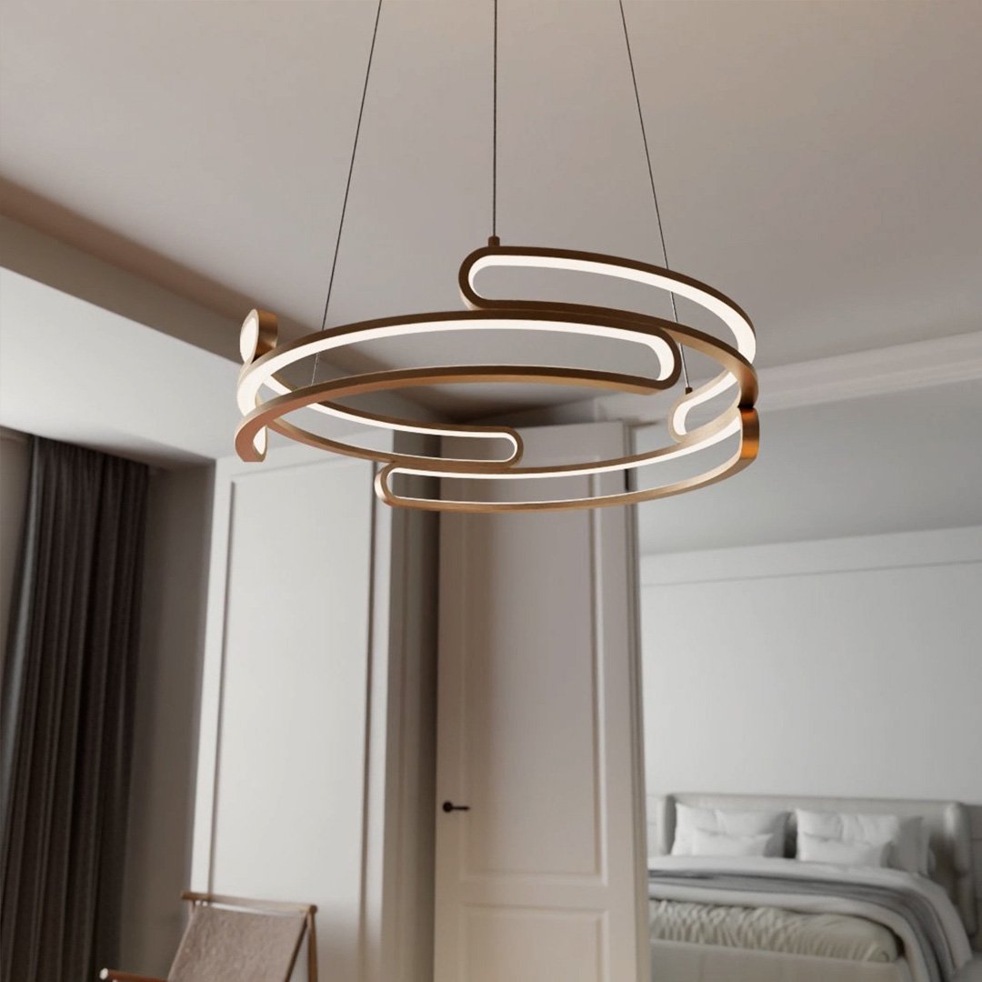 Quorra Steel Pendant Lamp Industrial LED Lighting Series - OpalDwell