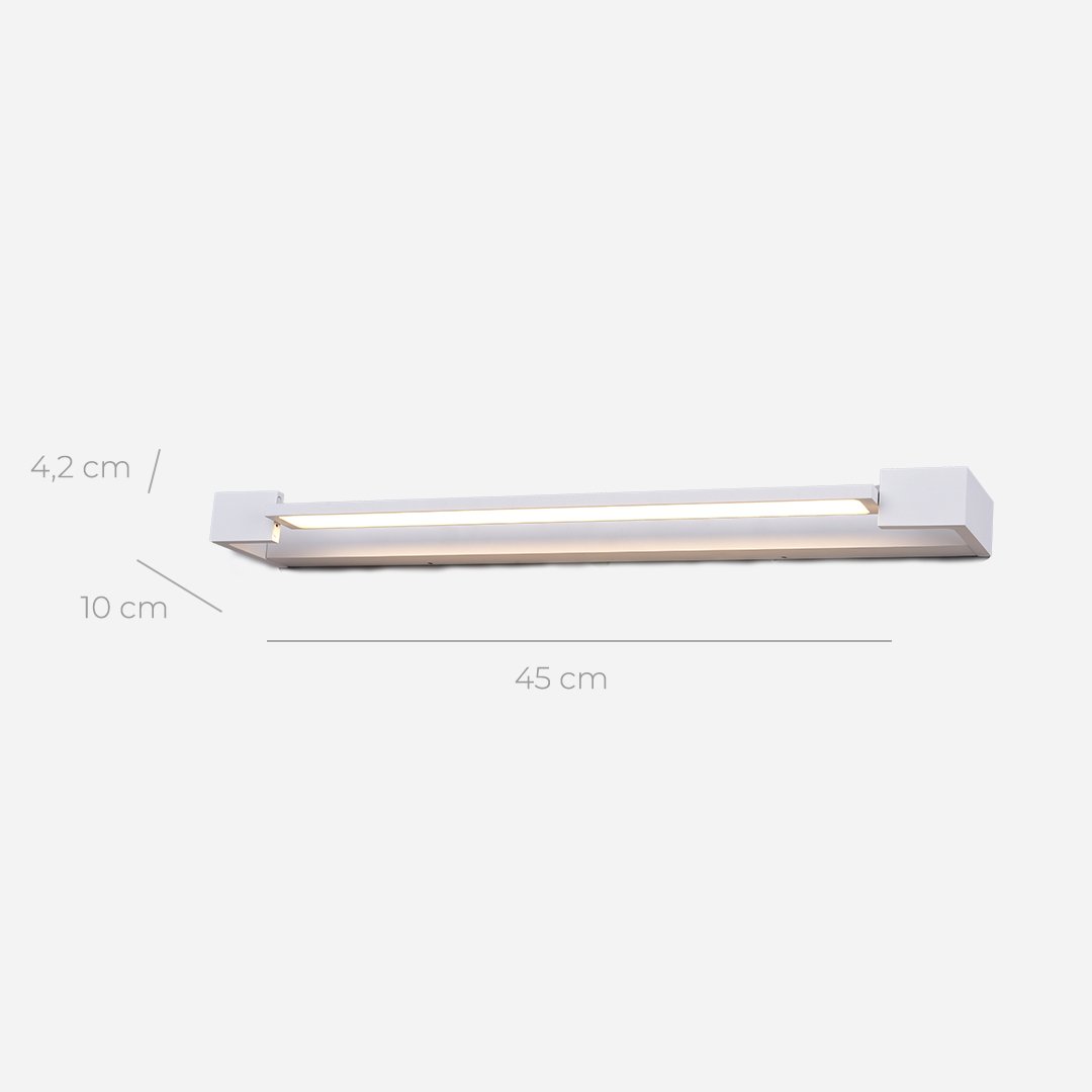 AeroLuma Rotating LED Wall Lamp | 340° Adjustable Light - OpalDwell