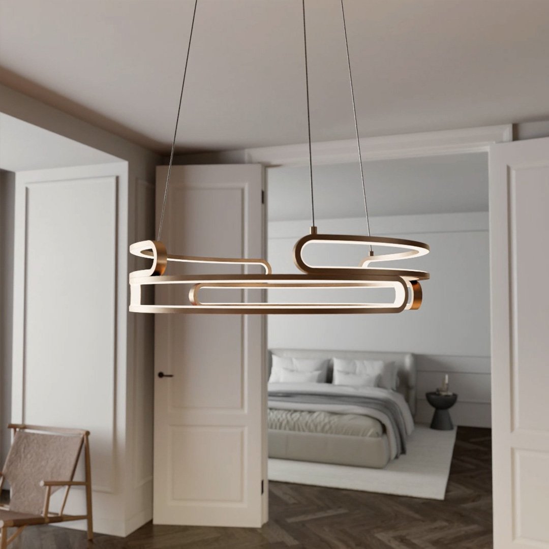 Quorra Steel Pendant Lamp Industrial LED Lighting Series - OpalDwell